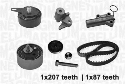 MAGNETI MARELLI 341302390000 -  Комплект ремня ГРМ